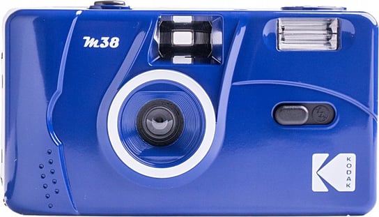 Aparat Analogowy Na Film 35Mm + Lampa / Kodak / M38 / Niebieski Kodak