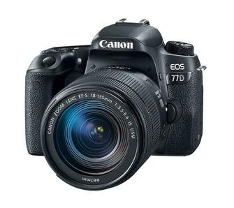 Aparat CANON EOS 77D + Canon EF-S, 18-135 mm, f/3.5-5.6, IS USM NANO Canon