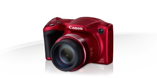 Aparat CANON PowerShot SX400 HS, 16.6 Mpix, czerwony Canon