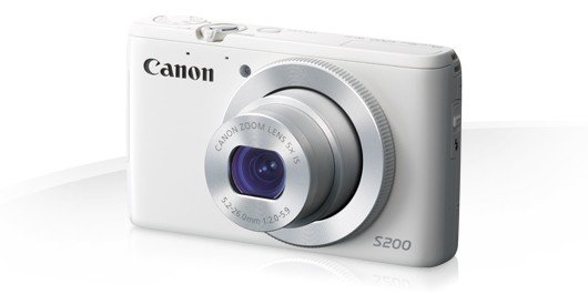 Aparat cyfrowy CANON PowerShot S200, biały Canon