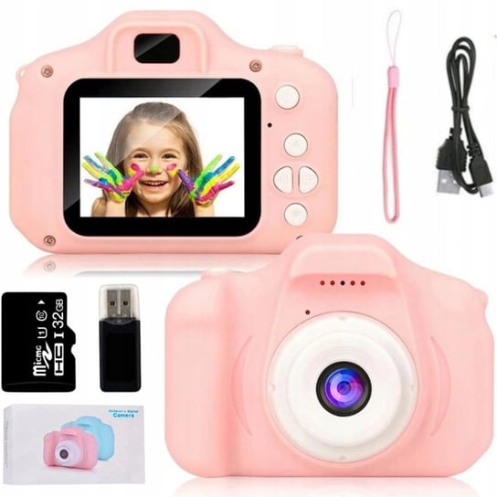 Aparat Cyfrowy Dla Dzieci Kamera Gry + Karta 32Gb ZeeTech
