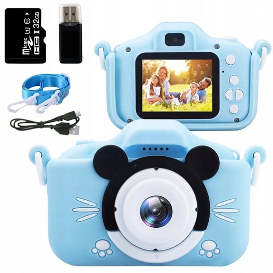 Aparat Cyfrowy Dla Dzieci Kamera Gry + Karta 32Gb ZeeTech
