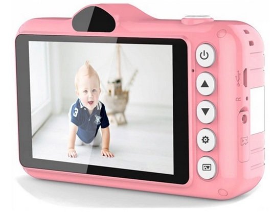 Aparat cyfrowy fotograficzny dla dzieci X600 (różowy) Revento