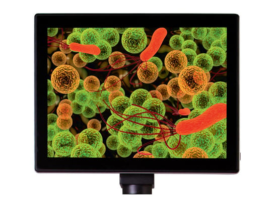 Aparat cyfrowy fotograficzny Levenhuk MED 5M z wyświetlaczem LCD 9,4" do mikroskopów Levenhuk