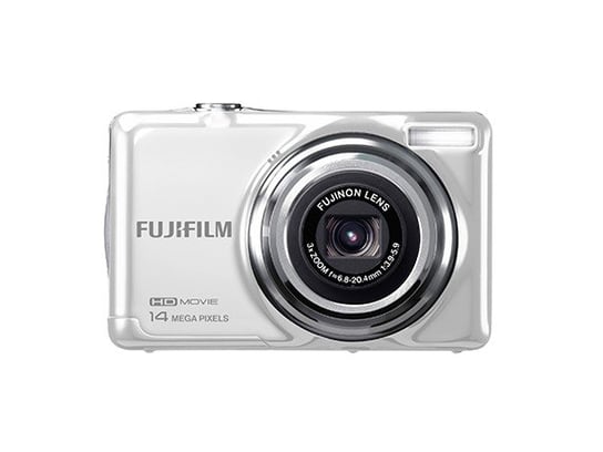 Aparat cyfrowy FUJIFILM JV500 biały + pokrowiec Icam Fujifilm