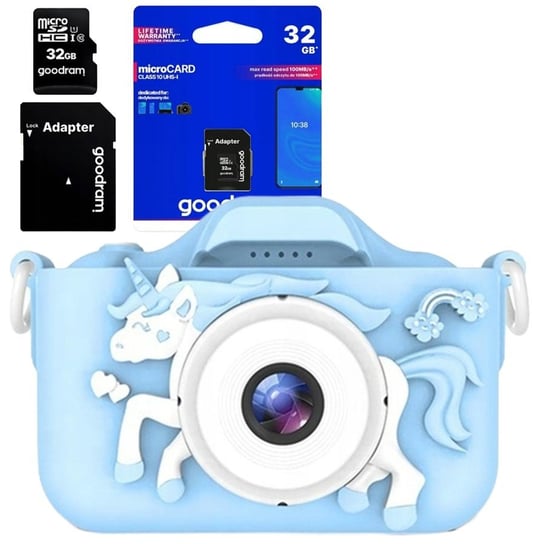 Aparat Fotograficzny Dla Dzieci Jednorożec + Karta pamięci 32 GB Zabawka Dla Dzieci Revento