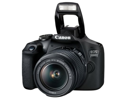 Aparat fotograficzny EOS 2000D + EF-S 18-55mm+ EF 75-300mm f/4-5.6 Canon