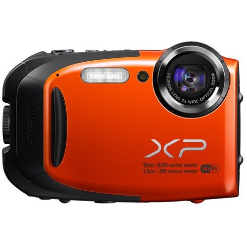 Aparat FUJI FinePix XP70, WIFI, wodoodporny, pomarańczowy Fujifilm