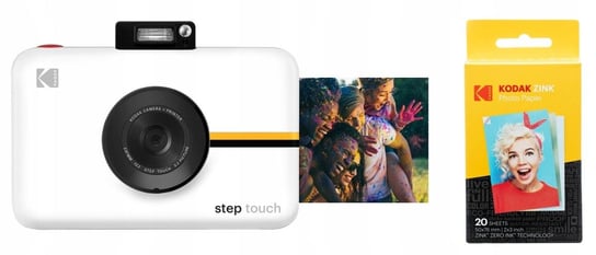 Aparat Kodak Step Touch 13mp 1080p + Wkład 20 Szt. - BiaŁy Kodak
