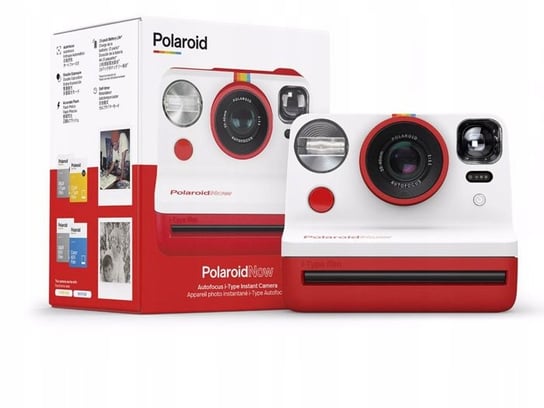 Aparat Natychmiastowy Polaroid Now / Czerwony Polaroid