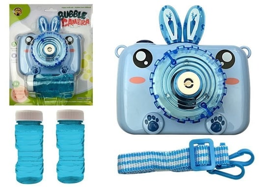 Aparat Puszcza Bańki Mydlane Na Baterie Niebieski Lean Toys