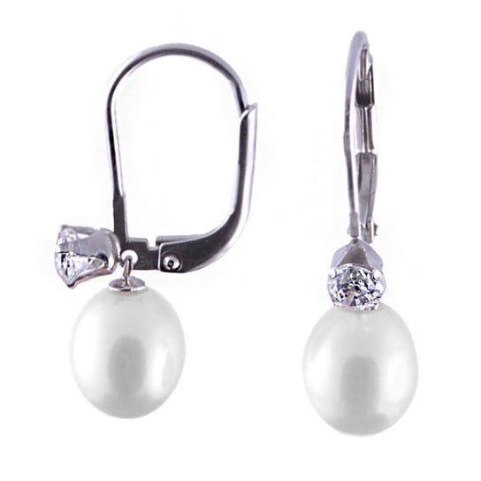 Apearl, Kolczyki z prawdziwymi perłami, 7-7,5 mm Apearl