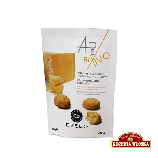 Aperitivo - Wytrawne ciasteczka z Parmigiano Reggiano 80g / DESEO Inna marka
