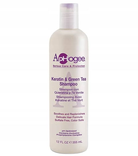ApHogee, Keratin & Green Tea Shampoo, Szampon do włosów, 355ml Aphogee