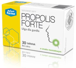 Apipol Farma, Propolis Forte, suplement diety, smak mentolowy, 30 tabletek do ssania Apipol Farma