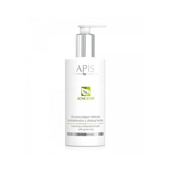 APIS, Acne-Stop, oczyszczające mleczko antybakteryjne z zieloną herbatą, 300 ml Apis