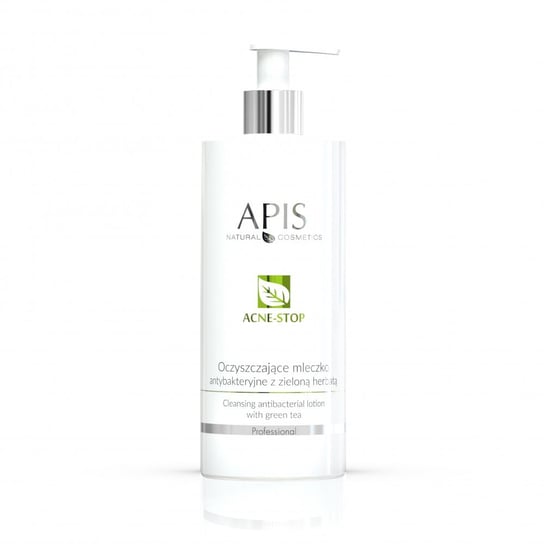 APIS, Acne-Stop oczyszczające mleczko antybakteryjne z zieloną herbatą 500ml Apis