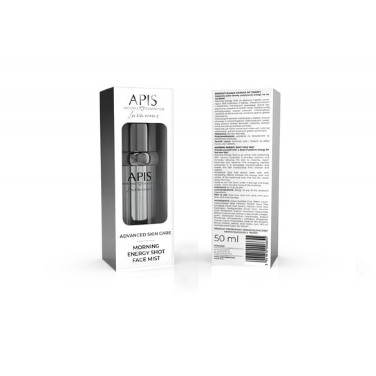 Apis, Advanced Skin Care Morning Energy Shit Face Mist, energizująca mgiełka do twarzy, 50 ml Apis