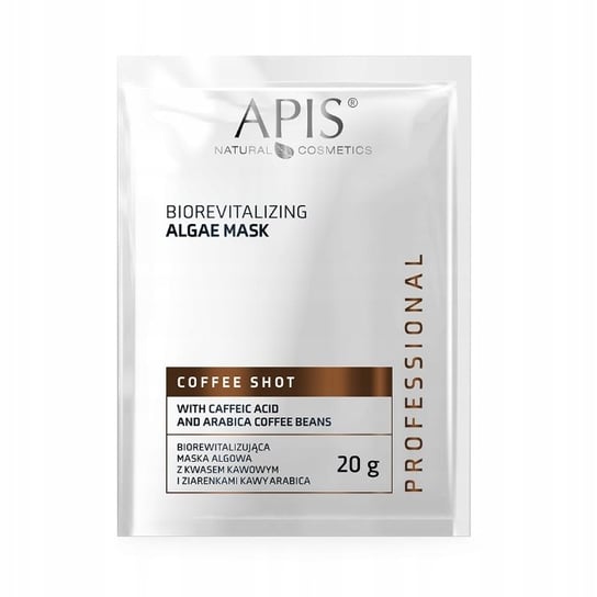 Apis, Coffe Shot, Biorewitalizująca Maska Algowa Z Kwasem Kawowym Apis