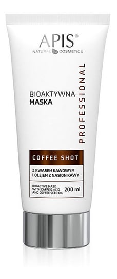 Apis Coffee Shot, Bioaktywna Maska Z Kwasem Kawowym I Olejem Nasion Kawy, 200ml Apis