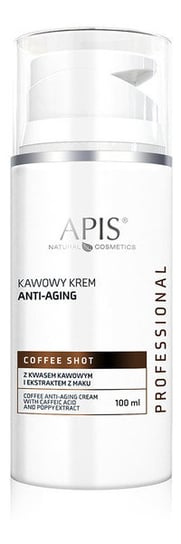 Apis Coffee Shot, Kawowy Krem Anti-aging Z Kwasem Kawowym I Ekstraktem Maku, 100ml Apis