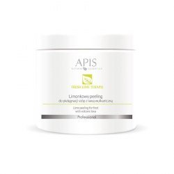 APIS Limonkowy peeling do stóp z lawą wulkaniczną Apis