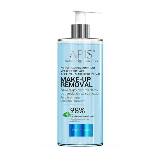 Apis Natural Cosmetics, HOME TERAPIS, Nawilżający płyn micelarny do demakijażu twarzy i oczu, 500 ml Apis Natural Cosmetics