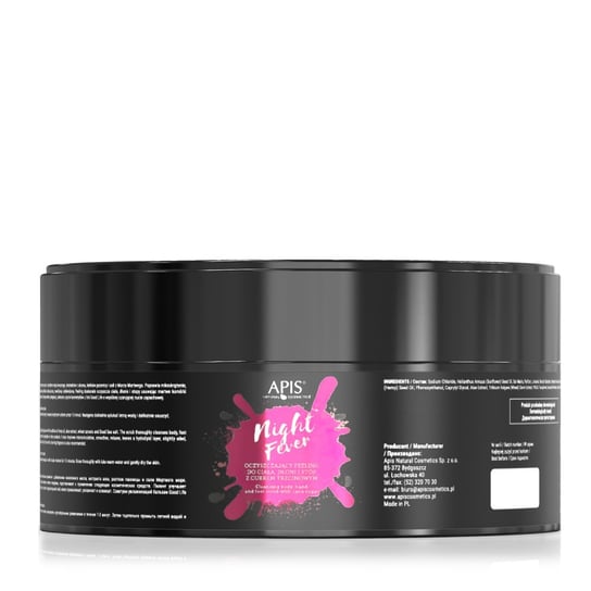 APIS, Night Fever oczyszczający peeling do ciała dłoni i stóp 250g Apis