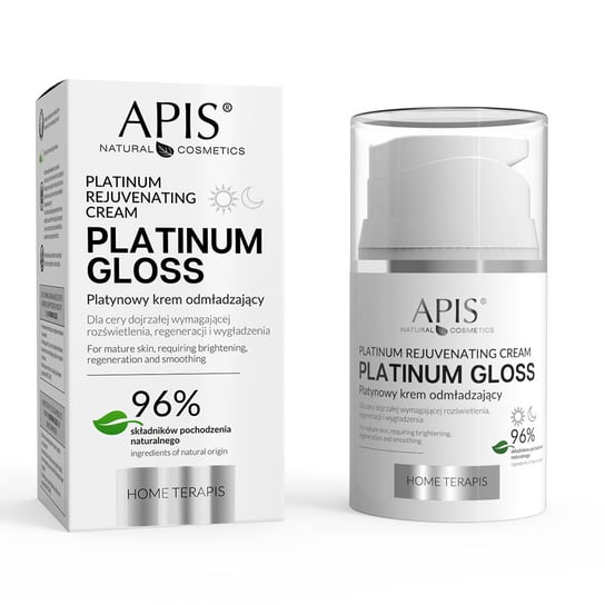 Apis Platinum Gloss, Platynowy Krem Odmładzający Do Twarzy, 50ml Apis