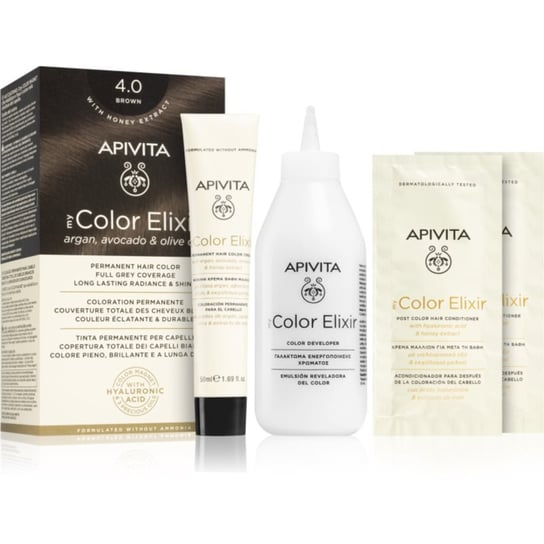 Apivita My Color Elixir farba do włosów bez amoniaku odcień 4.0 Brown Inna marka