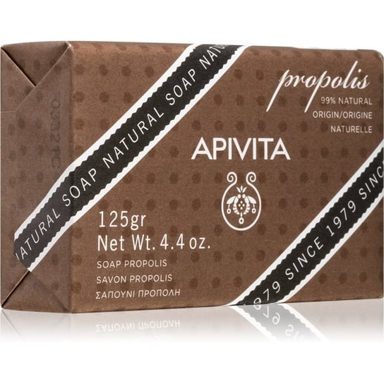 Apivita Natural Soap Propolis mydło oczyszczające w kostce 125 g APIVITA