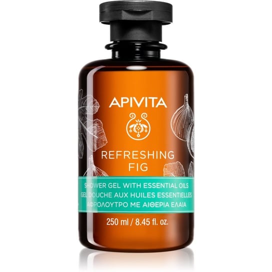 Apivita Refreshing Fig odświeżający żel pod prysznic z olejkami eterycznymi 250 ml APIVITA