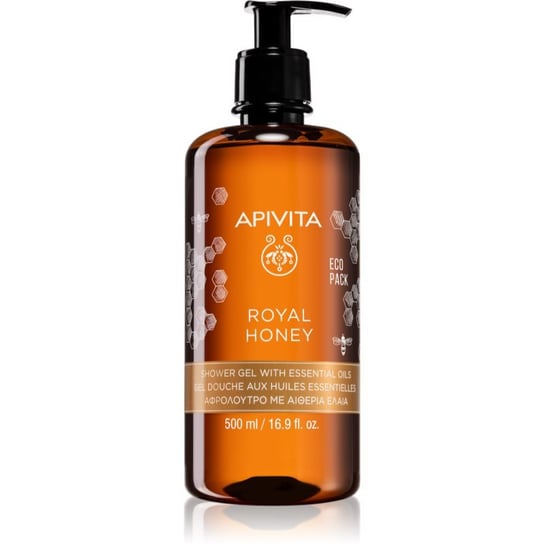 Apivita Royal Honey nawilżający żel pod prysznic z olejkami eterycznymi 500 ml APIVITA