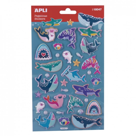 Apli Kids, naklejki transferowe Zwierzęta Morskie APLI Kids