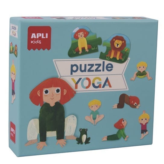 Apli kids, puzzle, Duo Expressions Yoga , 24 el. APLI Kids