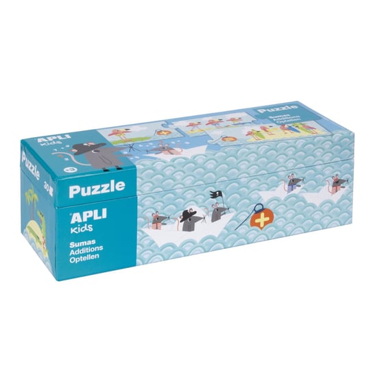 Apli kids, puzzle, Myszki, do nauki dodawania, 30 el. APLI Kids