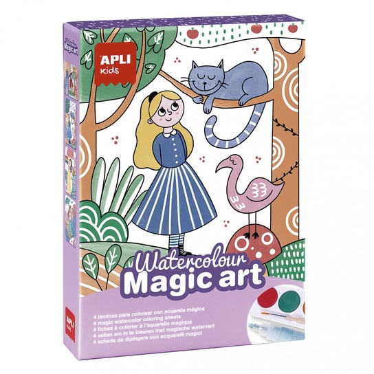 APLI Kids, Zestaw artystyczny z akwarelami i magicznym markerem Apli Kids - Magic Art APLI Kids
