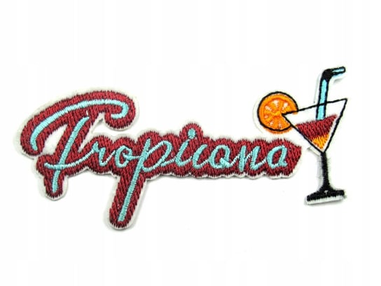 Aplikacja Termo Naszywki Napis Tropicana Drink Inny producent