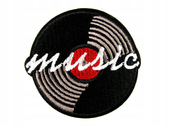 Aplikacja Termo Płyta Gramofonowa Music Muzyka 6Cm Inna marka