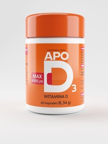 Apotex, Apod3 Max 4000, Suplement diety, 60 kaps. Apotex