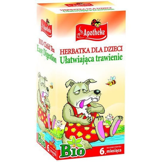 Apotheke, Herbata dla dzieci, Bio, 20x1,5g, 6m+ Apotheke