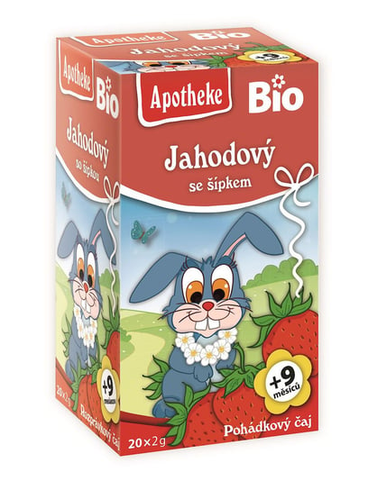 Apotheke Herbatka Bio dla dzieci Dzika róża z truskawką - 20 saszetek Apotheke
