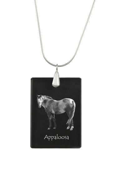 Appaloosa Kryształowy naszyjnik z koniem grawer Inna marka