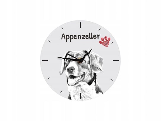 Appenzeller Stojący zegar z grafiką, MDF Inna marka