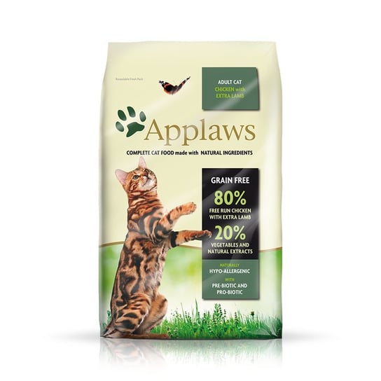 Applaws Adult, karma dla kotów, Chicken &amp, lamb, 2kg Applaws