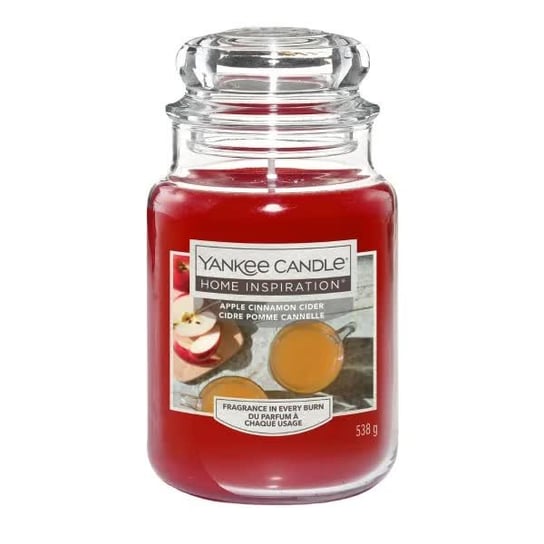 Apple Cinnamon Cider - Yankee Candle - duża świeca - seria Home Inspiration Yankee Candle