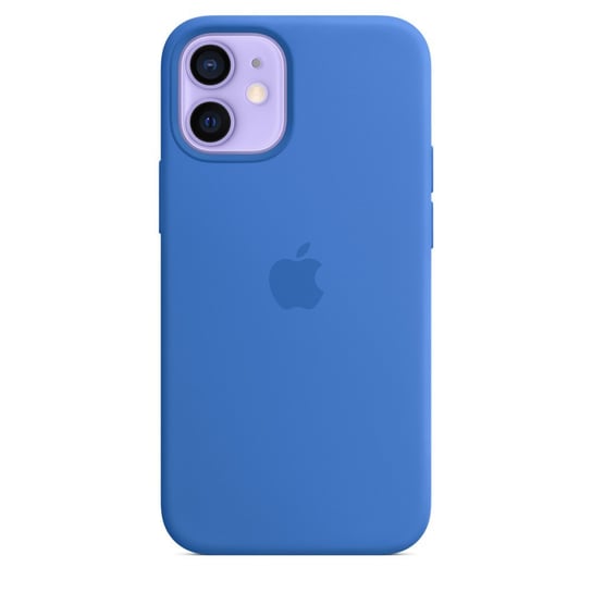 Apple, Etui iPhone 12/12Pro Silicone, niebieski Apple
