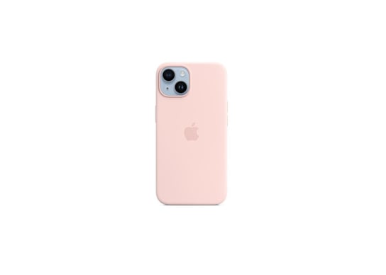 Apple, Etui na telefon, Iphone 14, silikonowe, różowe Apple