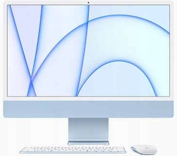 APPLE, iMac 24" 2021, 8GB RAM, 256GB, SSD, niebieski Apple