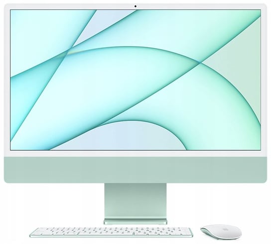 APPLE, iMac 24" 2021, 8GB RAM, 256GB, SSD, zielony Apple